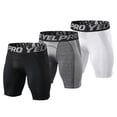 thumbnail image 2 of Graflsoa Men's High-Performance Quick-Dry Sports Shorts for Running, Gym, and Outdoor Activities - Stretchable, Breathable, and Comfortable Fit - Grey, Size 2XL, 2 of 6