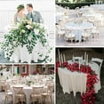 thumbnail image 3 of 8 Pack 84 Inch White Disposable PEVA Plastic Round Tablecloths(White), 3 of 5