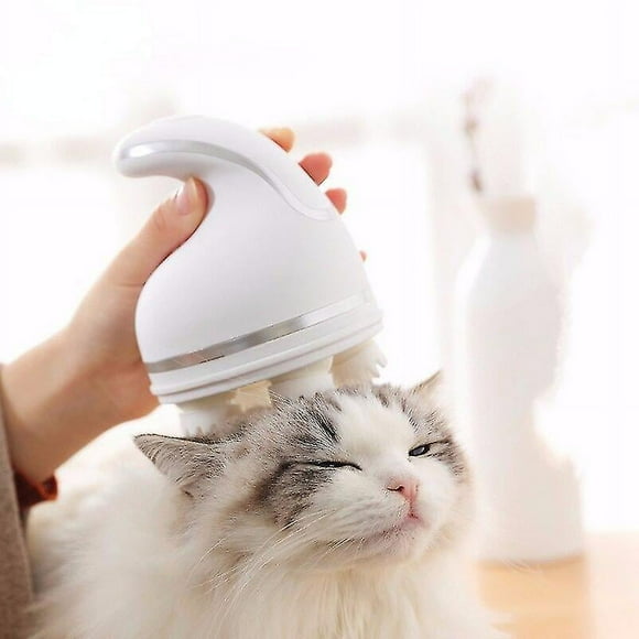 Electric Cat Head Massager Dog Pet Massage Machine Health Care Cat Comb Supplies Accessories