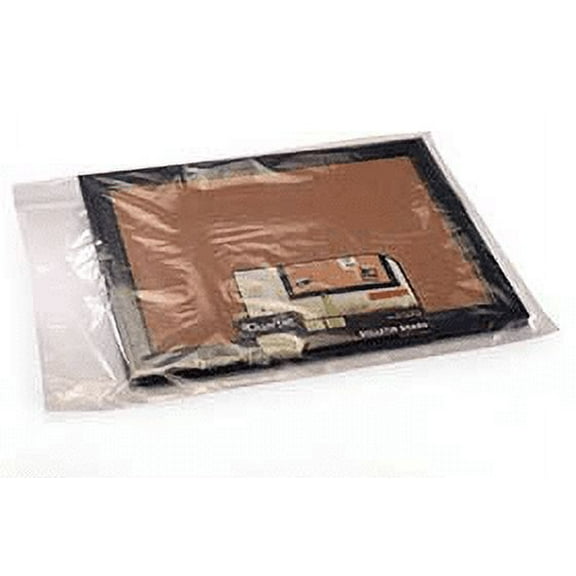 Clear Layflat Poly Bags 3 mil, 12 X 36 inches - Case of 500 Bags
