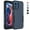 Dark Blue, variant on For Motorola Moto G Play 4G 2024 Phone Case, Ebizware Dual Layer Shockproof Case Heavy Duty Full Body Protective Cell Phone Cover for Moto G Play 2024, Black