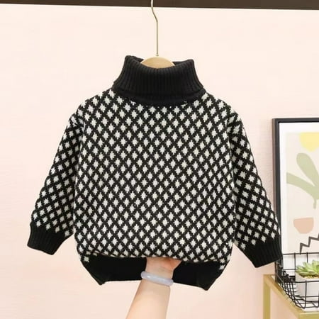 

Winter children’s wear Boys’ fashionable sweater High collar thickened