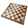 thumbnail image 2 of Monroe Extra Thick Chess Board with Inlaid Walnut and Maple Wood, Large 18 x 18 Inch, Board Only, 2 of 4
