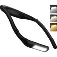 thumbnail image 1 of Luz de lectura LED NQ para el cuello 3 COLORES ajuste de BRILLO recargable negro, 1 of 4