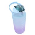 thumbnail image 2 of Termos para agua de 2000 ml con marcador de tiempo para taza de bebida deportiva al aire libre (verde), 2 of 3
