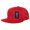 Red, variant on Decky 1128 Mesh Jersey Flat Bill Snapbacks Hat-Red