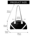 thumbnail image 3 of Trendsetting PU Leather Handbag with Unique Color Blocked Designs for Woman Patchwork Zippered Underarm Shoulder Bag, 3 of 9