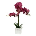 thumbnail image 2 of Vickerman FN180601 Phalaenopsis de Prune de 18 Po dans un Pot en Métal, 2 of 2
