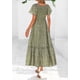thumbnail image 2 of Vestido PRETTYGARDEN 2025 Boho Floral Maxi Cuello en V XXL, 2 of 8