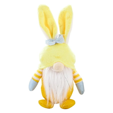Rabbit Plush Toys Bunny Faceless Doll Easter Baskets Filler Plush Plushie Easter Stuffed Animals Easter Party Favors Gift A – 4XL