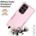 thumbnail image 6 of For Samsung Galaxy S25 Plus 5G Case，Sturdy Durable Cover Cute Bumper Case for Samsung Galaxy S25 Plus 5G，Njjex Military Grade Protection Dual Layer Shockproof Heavy Duty Rugged Phone Case - Pink, 6 of 6