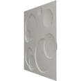 thumbnail image 4 of Ekena Millwork 19 5/8"W x 19 5/8"H Finley EnduraWall Decorative 3D Wall Panel, Universal Aged Metallic Weathered Steel (Covers 2.67 Sq. Ft.), 4 of 6
