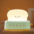 thumbnail image 1 of Söt Bröd LED Nattlampa, USB Uppladdningsbar Toast Nattlampa, Hem Nattlampa Sänglampa Skrivbordsdekor för Barn, 1 of 5