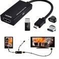 thumbnail image 1 of Micro Usb To Hdmi 1080p Hd Tv Cable Adapters For Android Phone S2 I9300 S4 I9500 Note2 N7100, 1 of 5