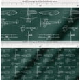 thumbnail image 2 of Soimoi Cotton Cambric Fabric Check & Airplane Transport Printed Craft Fabric by The Yard 56 Inch Wide, 2 of 7