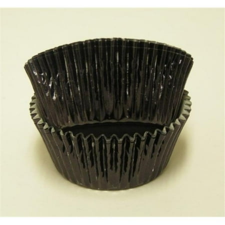 

Viking -15CX BLACK FOIL BAKING CUPS 2 x 1.13 in. Wall Foil Baking Cup with Greaseproof Liner - Black - 1000 Piece