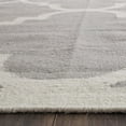 thumbnail image 3 of SAFAVIEH Dhurrie Tobias Geometric Moroccan Wool Area Rug, Light Blue/Ivory, 5' x 8', 3 of 3