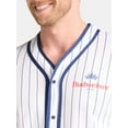 thumbnail image 4 of Budweiser Men's and Big Men's Baseball Jersey, Sizes XS-3XL, 4 of 5