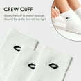 thumbnail image 3 of Balabala Girls Ruffle Crew Socks, 3-Pack Mixed Fabric Socks, Seamless Cute Kids Socks for Everyday Wear (3–11 Years), 3 of 6