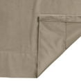 thumbnail image 5 of TWOPAGES Room Darkening Drape Pinch Pleat Hanging Style Curtain for Bedroom, 1 Panel, Custom, Taupe, 5 of 5