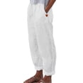 thumbnail image 1 of Pantalon Large Taille Haute en Polyester Imprimé avec Poches - Confortable pour Décontracté et Diverses Occasions, 1 of 5