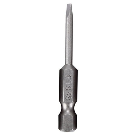 

Goodhd 1Pc 50mm Alloy Steel Flat Head Slotted Tip Magnetic Screwdriver Bit 2.0-6.0mm