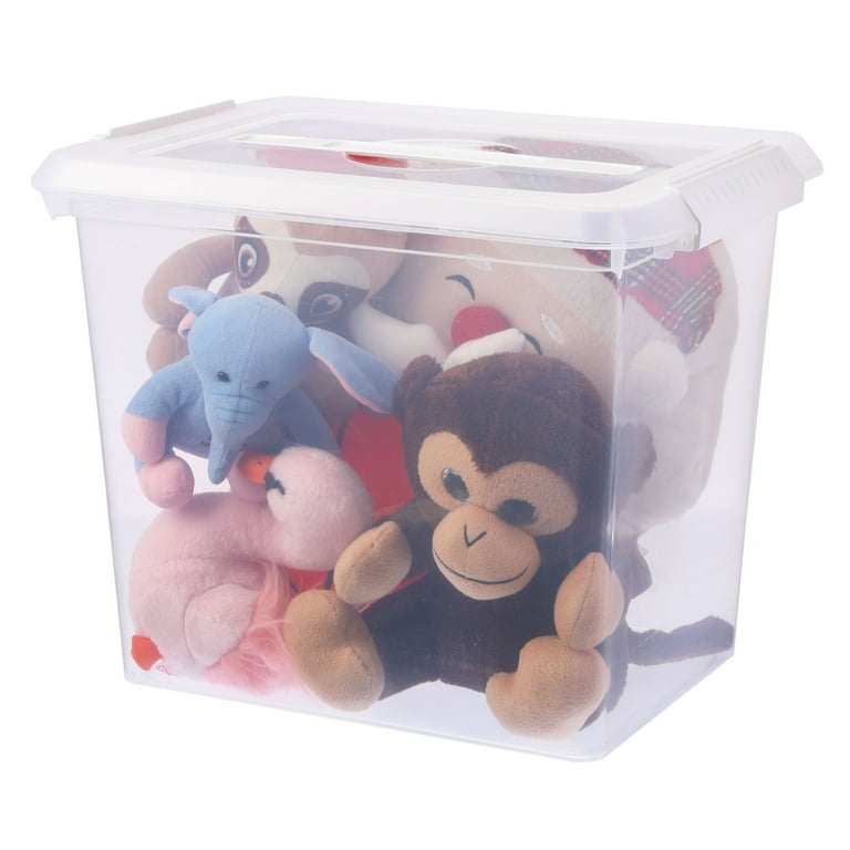 26qt. Clear Storage Bin with Lid by Simply Tidy – Durable Plastic