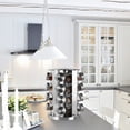 thumbnail image 3 of Torubia Spice Rack With 16 Jars, Countertop Spice Tower, Round Spice Rack, (NO Spices included), Countertop Spice Rack, Revolving Spice Rack Organizer for Seasoning Dried Herbs,16 Spice Jars, 3 of 7