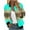 Green, variant on Herrnalise Women's Bomber Jacket Casual Coat Zip Up Outerwear Windbreaker Floral Prints Overcoat With Pockets Purple,M
