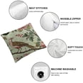 thumbnail image 4 of Awypu Blush Cushion Cover Chinoiserie Pillow Animal Vintage Bird Flower Asian Throw Pillow Covers Double Side Farmhouse Accent Home Decorative Toss for Living Room Sofa White,2 Pcs, 4 of 6