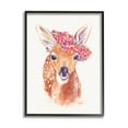thumbnail image 2 of Stupell Industries Faun Carrying Pink Wildflower Crown Deer Portrait,11 x 14, Design by Jennifer Holden, 2 of 5