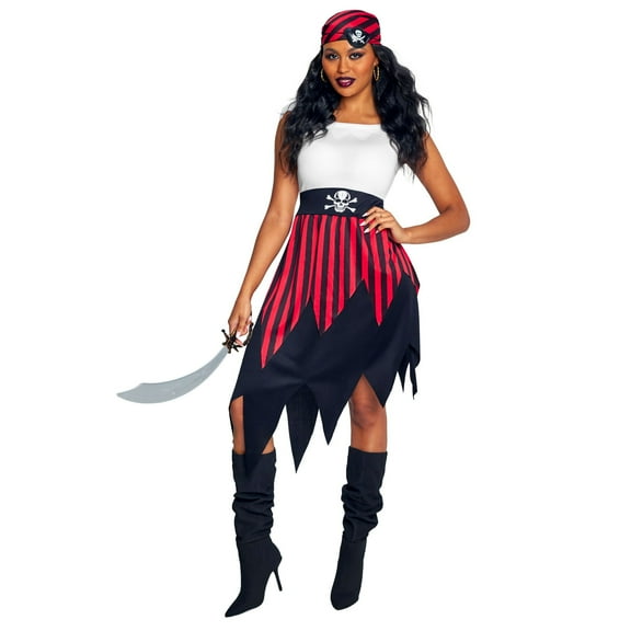 Morph Morph Costumes Ladies Pirate Costume - Adult Women'S Pirate Dress For Halloween - Fun Pirate Outfit For Women Halloween Costume For Women Multicolored XX-Large