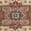 thumbnail image 4 of SAFAVIEH Chelsea Flowers Floral Wool Area Rug, Red/Ivory, 5'6" x 5'6" Round, 4 of 4