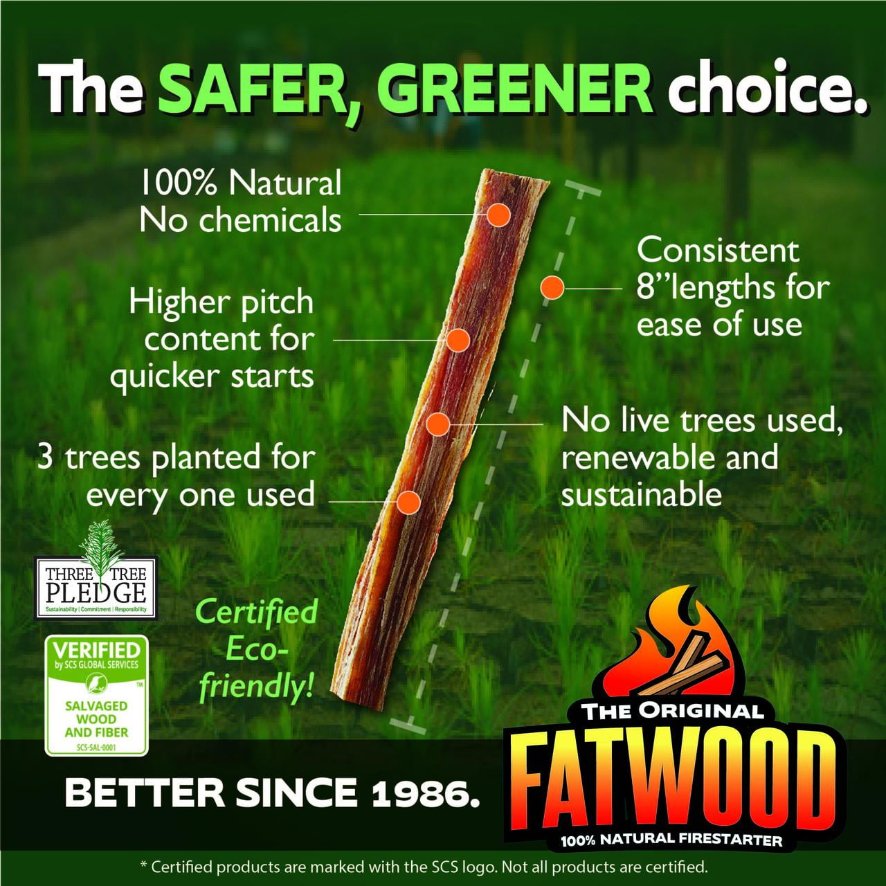 Uniflame 10 Pounds Fatwood In Color Carton