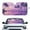 Palm Tree Purple, variant on KUIFORTI Palm Tree Sun Shade for Car Windshield Foldable Universal Automotive Window Sunshades, Front Window Heat Insulation Protection Fit Most Vehicle 66.53 X 34.44 in