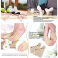 thumbnail image 4 of Pinkiou Bunion Corrector Sleeve Brace Toe Separator Spacer Cushion Pads 2pcs (Size L), 4 of 10