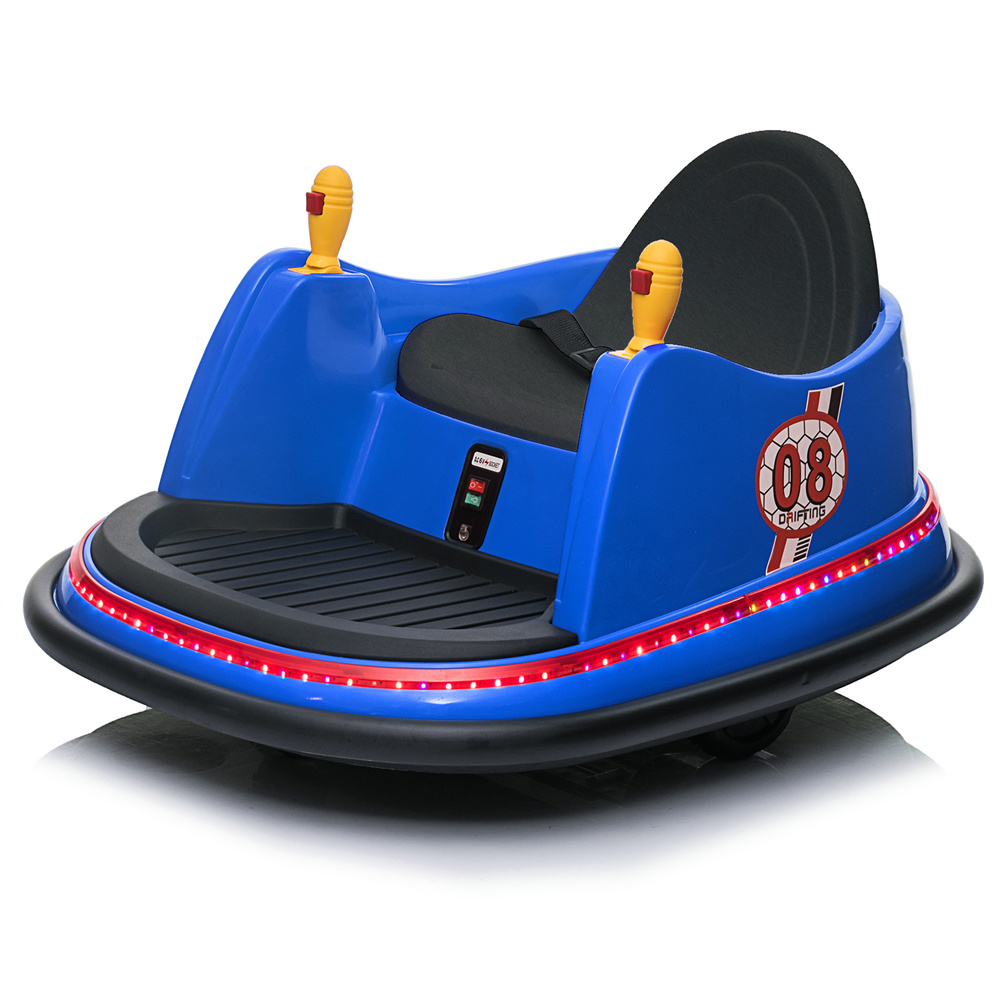 Kids Bumper Car Remotely Controllable Rechargeable Colorful Flashing