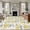 Yellow, variant on 2'x6' Rug Runners for Hallways Kitchen, Yellow Blue Spring Floral Non Slip Entryway Beside Floor Carpet Runner, Summer Botanical Farmhouse Washable Laundry Room Bedroom Throw Rugs Mat for Family Pet