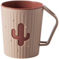thumbnail image 1 of Cactus Toothbrush Cup - Reusable Bathroom Tumbler with Groove Handle, 1 of 4