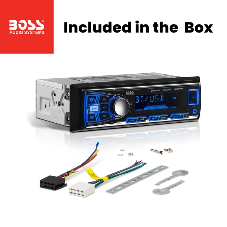 BOSS Audio 611UAB Single-DIN Bluetooth Car Stereo photo 5