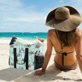 thumbnail image 6 of FORMRS Tote Bag for Women Large Capacity Canvas Travel Foldable Carry On Shopping Handbag, Green Otters Pattern, 6 of 8