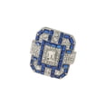 thumbnail image 2 of Anillo de regalo de anillo de bodas de diamantes de anillo de diamante completo cuadrado de moda para mujer 1 pieza Wmkox8yi  sjalhkljlk1620, 2 of 7