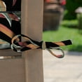 thumbnail image 6 of ARDEN Foam Outdoor Bench Cushion Kit, 48 x 18, made with ProFoam, Rain-proof, Fade Resistant, Simone Black Tropical, 6 of 9