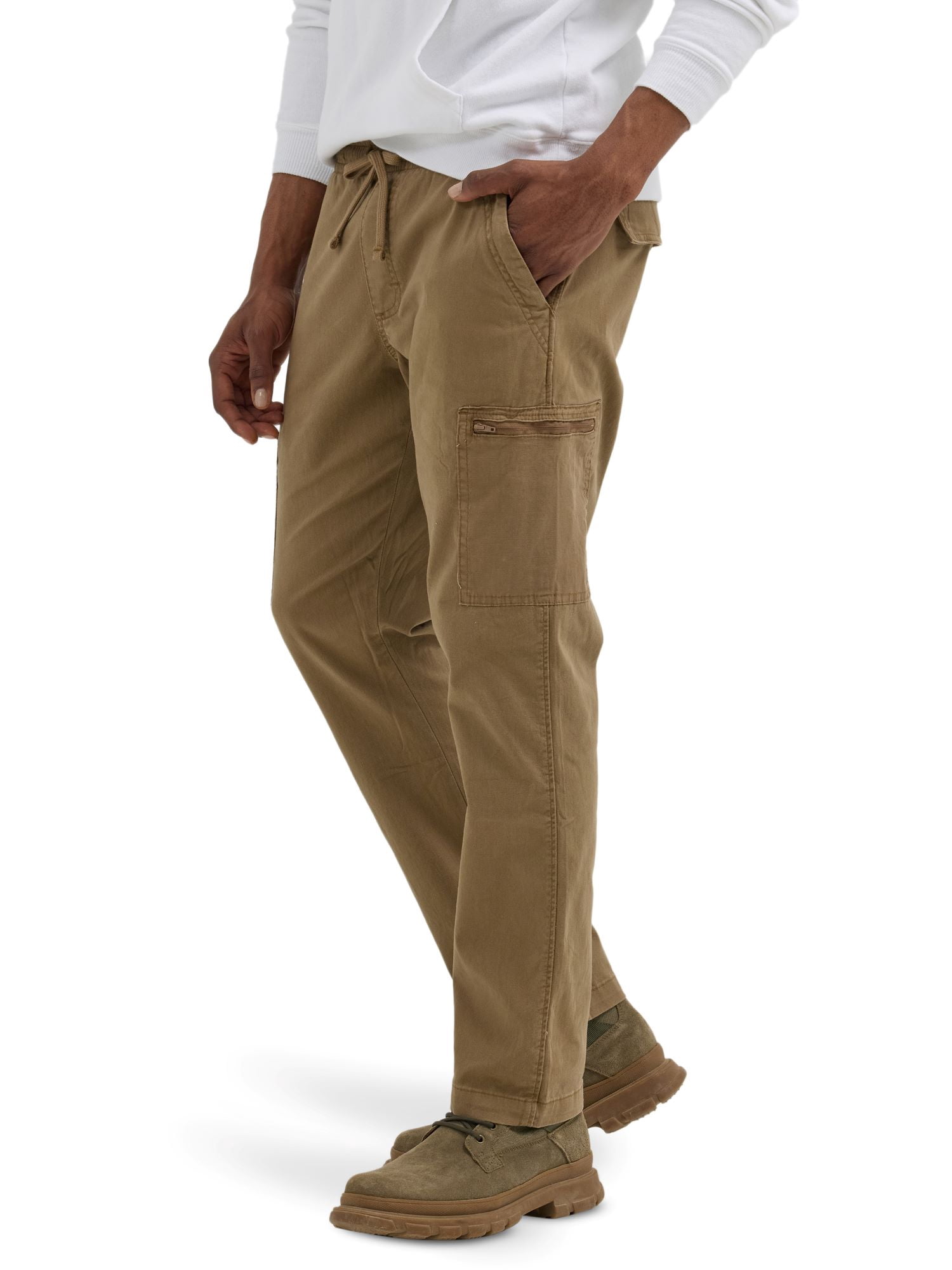 Wrangler® Men's Cargo Pant with Drawstring Waist, Sizes S-2XL