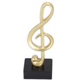 thumbnail image 4 of Decorations Resin Music Note Decoration, Resin Music Note Ornament, For Home Thanksgiving Gift Office Birthday Present, 4 of 8
