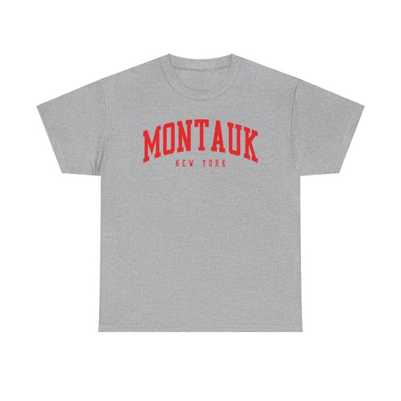 Montauk New York Shirt Gifts Tshirt Tee Crew Neck
