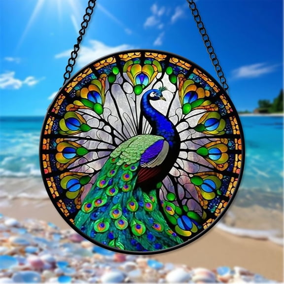 Peacock Suncatchers