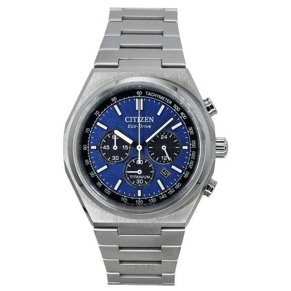 Citizen Zenshin Chronograph Blue Dial Men's Watch CA4610-85L