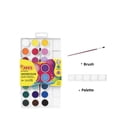 thumbnail image 1 of JOVI 24-Color Solid Watercolor Paint Set with Brush & Palette for Artists & Students, 1 of 4