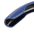 thumbnail image 5 of PIT66 Universal 2PCS Carbon Fiber Car Steering Wheel Non-Slip Cover 37-38cm Dia Blue, 5 of 9